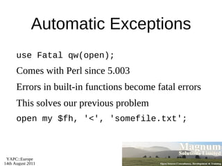 Implicit Loading Two ways to automatically turn on 5.10 features 