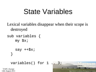 Perl Releases Perl 5 has moved to a regular release cycle 