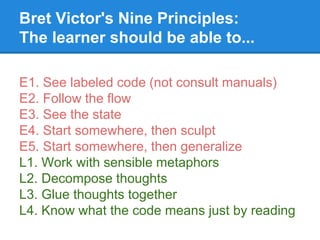 Learning and Modern Programming Languages | PPTX