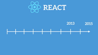 2013 2015
REACT
 