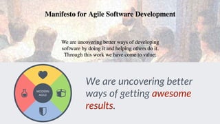 We are uncovering better
ways of getting awesome
results.
 