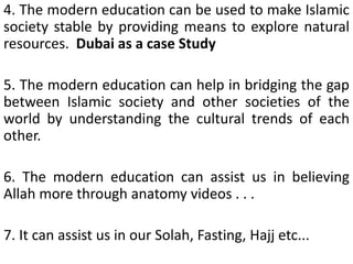 Modern and Islamic Education in real situation | PDF