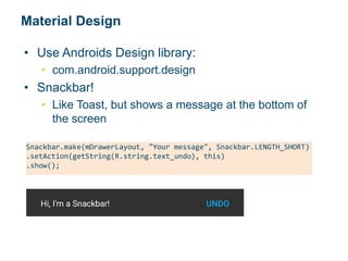 Modern android development | PPTX