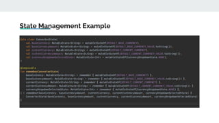 State Management Example
 