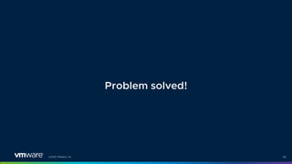 ©2021 VMware, Inc. 58
Problem solved!
 