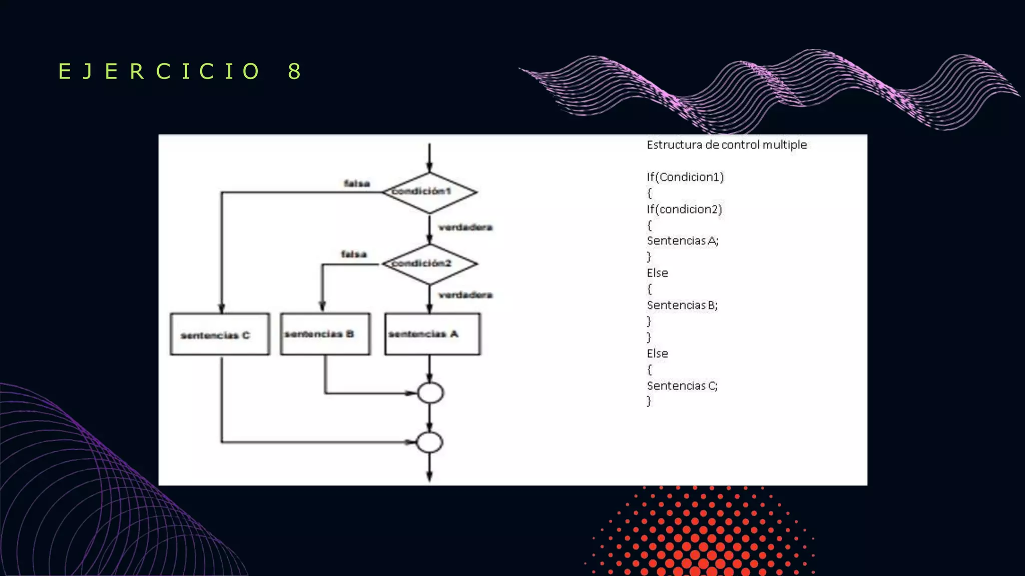 DIAGRAMA DE FLUJO DE CONTROL Y SENTENCIAS EN C++ | PPT