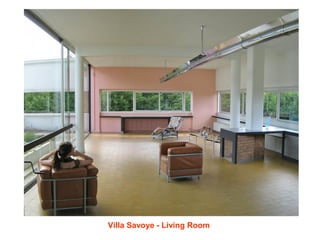 Villa Savoye - Living Room
 