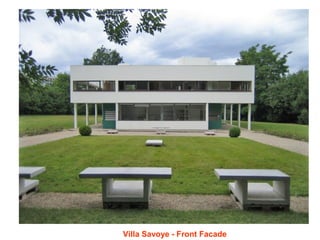 Villa Savoye - Front Facade
 