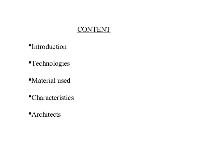 Modern Architecture Characteristics modern architecture history Modern Architecture Characteristics modern architecture history