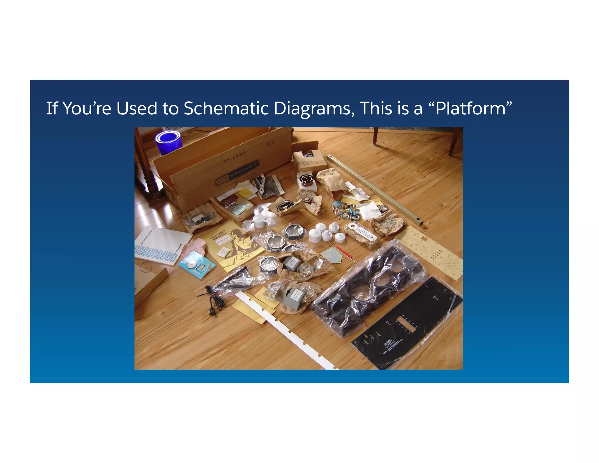 If You’re Used to Schematic Diagrams, This is a “Platform”
 