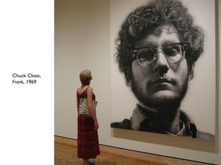 Chuck Close,
Frank, 1969
 