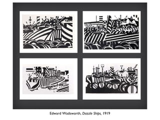 Edward Wadsworth, Dazzle Ships, 1919
 