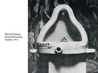Marcel Duchamp
(French/American),
Fountain, 1917
 