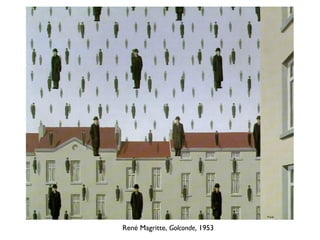 René Magritte, Golconde, 1953
 