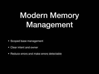 Modern c++ Memory Management | PDF