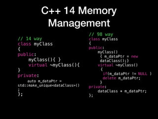 Modern c++ Memory Management | PDF