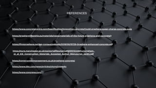 Graphene Enhanced Concrete , Modern Constraction Materials | PDF