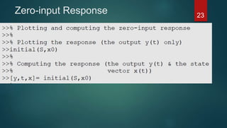 Zero-input Response 23
 