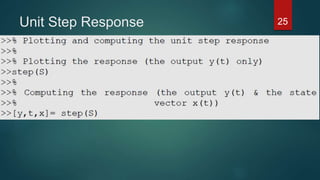 Unit Step Response 25
 