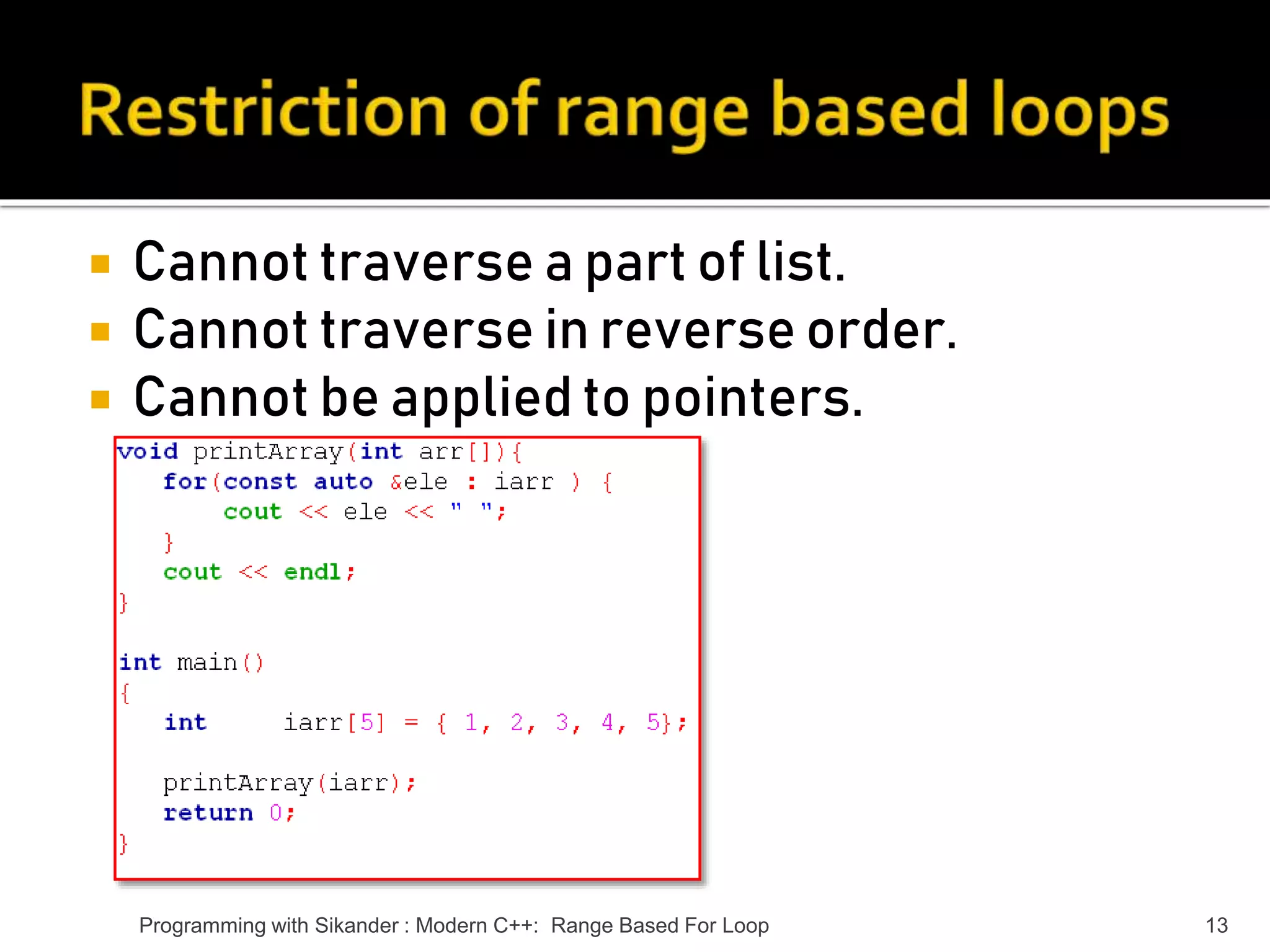Modern_CPP-Range-Based For Loop.pptx