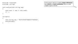 Modern C++ Explained: Move Semantics (Feb 2018) | PDF