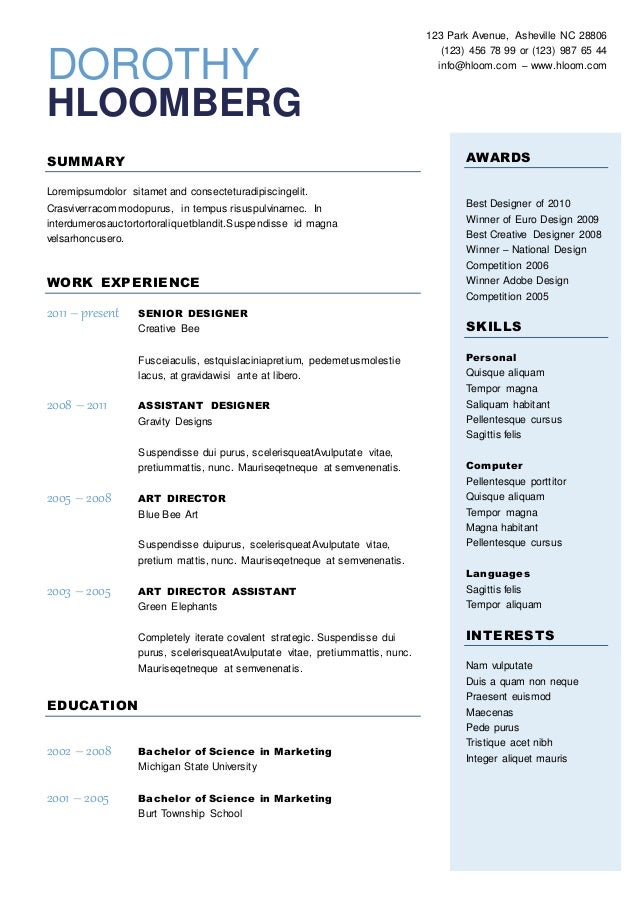 modern cv template 06 euro cv template