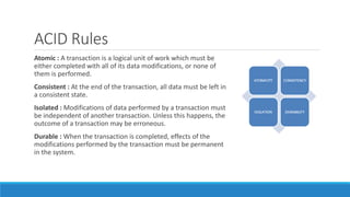 Modern databases and its challenges (SQL ,NoSQL, NewSQL) | PPTX
