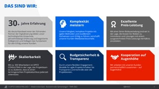 © OPITZ CONSULTING 2022 / Öffentlich
DAS SIND WIR:
Modern Data Stack - Buzzword oder Gamechanger? - TDWI 2022 3
Jahre Erfahrung
Komplexität
meistern
Budgetsicherheit &
Transparenz
Skalierbarkeit
Exzellente
Preis-Leistung
Kooperation auf
Augenhöhe
Als deutschlandweit einer der führenden
Partner der Digitalisierung bilden unser
technologisches Know-how,
jahrzehntelange Erfahrung und begeisterte
Kolleginnen und Kollegen das Fundament
für den Erfolg unserer Kunden.
Unsere Fähigkeit, komplexe Projekte mit
agilen Methoden und exzellentem
Fachwissen zum Erfolg zu führen, verschafft
unseren Kunden Wettbewerbsvorteile.
Mit einer fairen Risikoverteilung sind wir in
der Lage, die Kosten für Risiken zu
minimieren und Lösungen mit einem
ausgezeichneten Preis-Leistungs-Verhältnis
anzubieten.
Mit ca. 500 Mitarbeitern ist OPITZ
CONSULTING in der Lage, das Projektteam
so zu skalieren, dass es einen
termingerechten Projektabschluss jederzeit
unterstützt.
Durch unsere flexiblen Engagement-
Modelle für agile Projekte erhalten Sie
Transparenz und Kontrolle über die
Projektkosten.
Wir arbeiten mit unseren Kunden
partnerschaftlich zusammen – auf
Augenhöhe!
30+
 