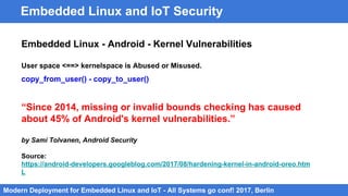 Modern IoT and Embedded Linux Deployment - Berlin | PDF