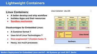 Modern IoT and Embedded Linux Deployment - Berlin | PDF