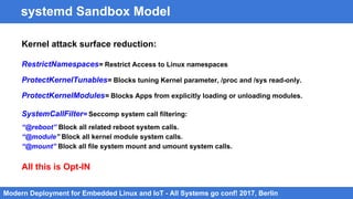 Modern IoT and Embedded Linux Deployment - Berlin | PDF