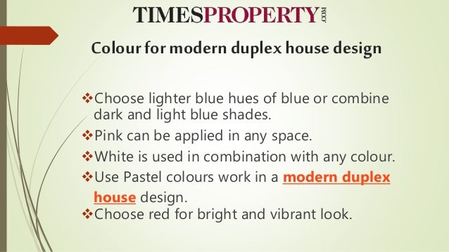 The best modern duplex house design | PPTX