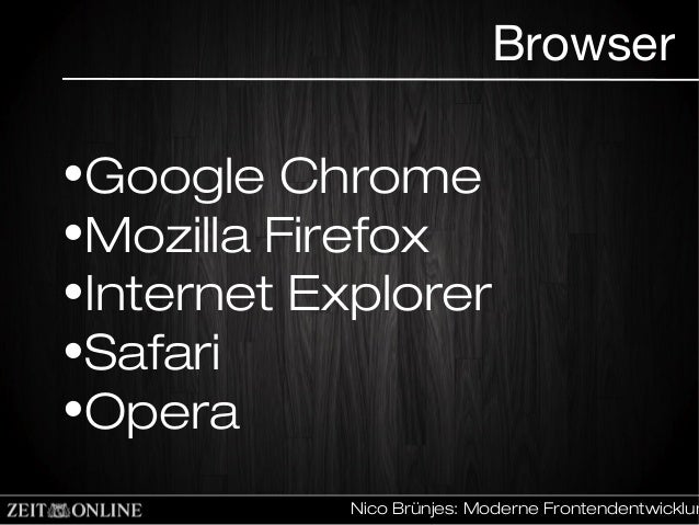 Moderne Frontendentwicklung am Beispiel ZEIT ONLINE