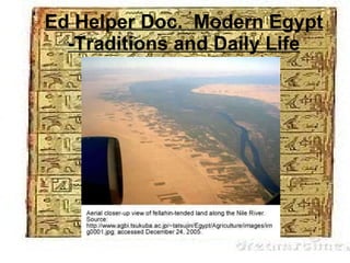 Ed Helper Doc.  Modern Egypt -Traditions and Daily Life 