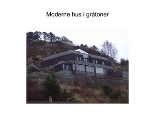 Moderne hus i gråtoner 