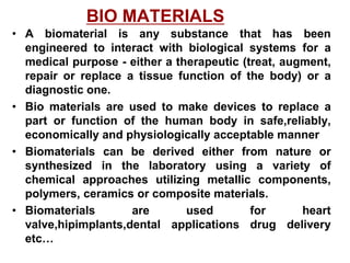 Modern engineering materials | PPTX