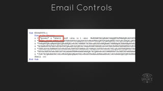 Email Controls
 