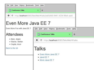 Von wegen schwergewichtig - Moderne Webentwicklung mit Java EE 7