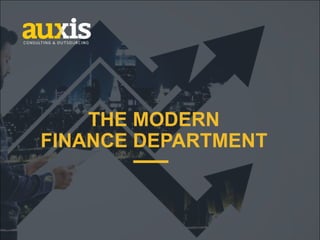 THE MODERN
FINANCE DEPARTMENT
 