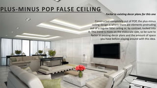 Modern False Ceiling | PPTX