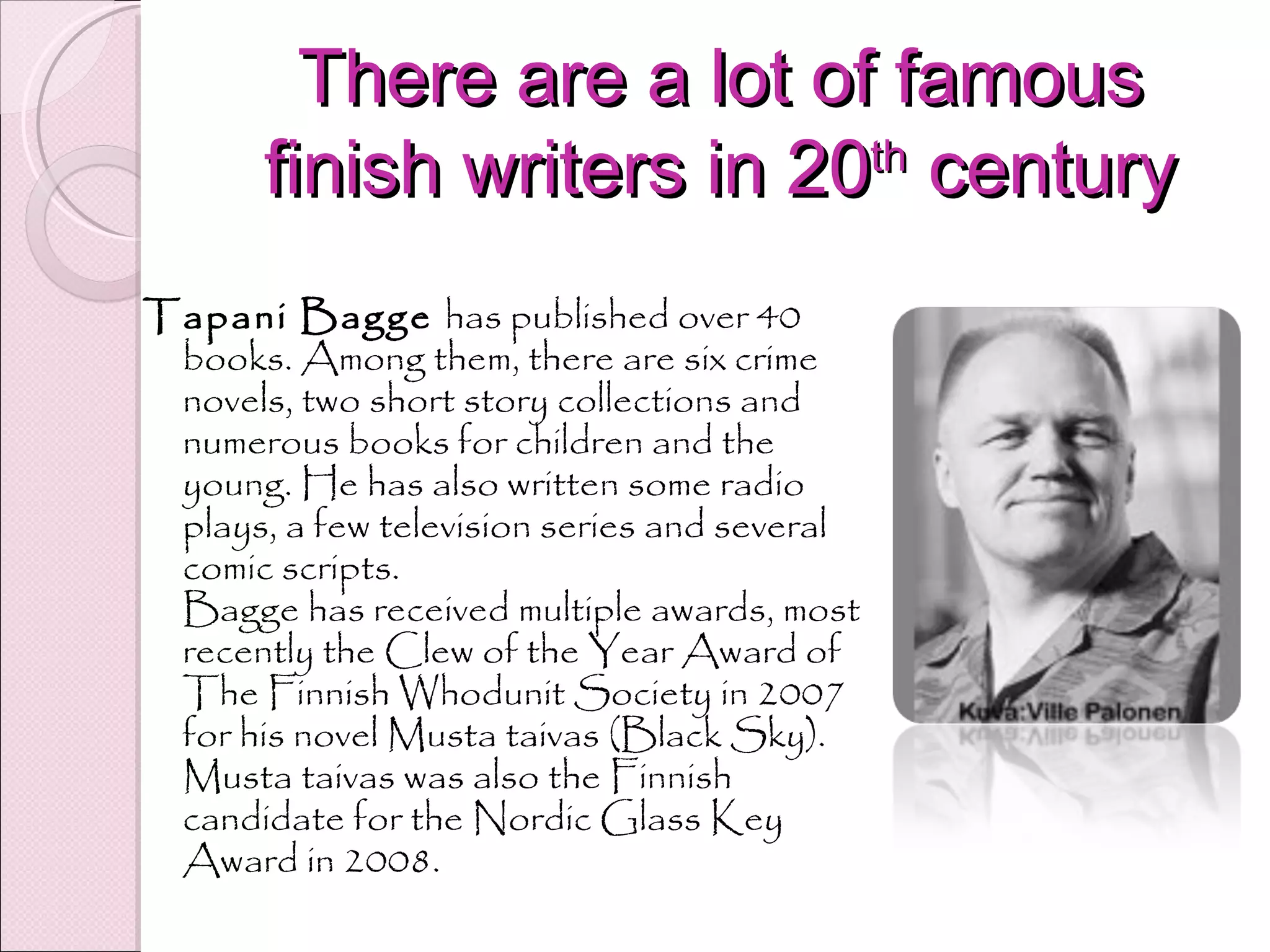 Modern finnish literature | PPT