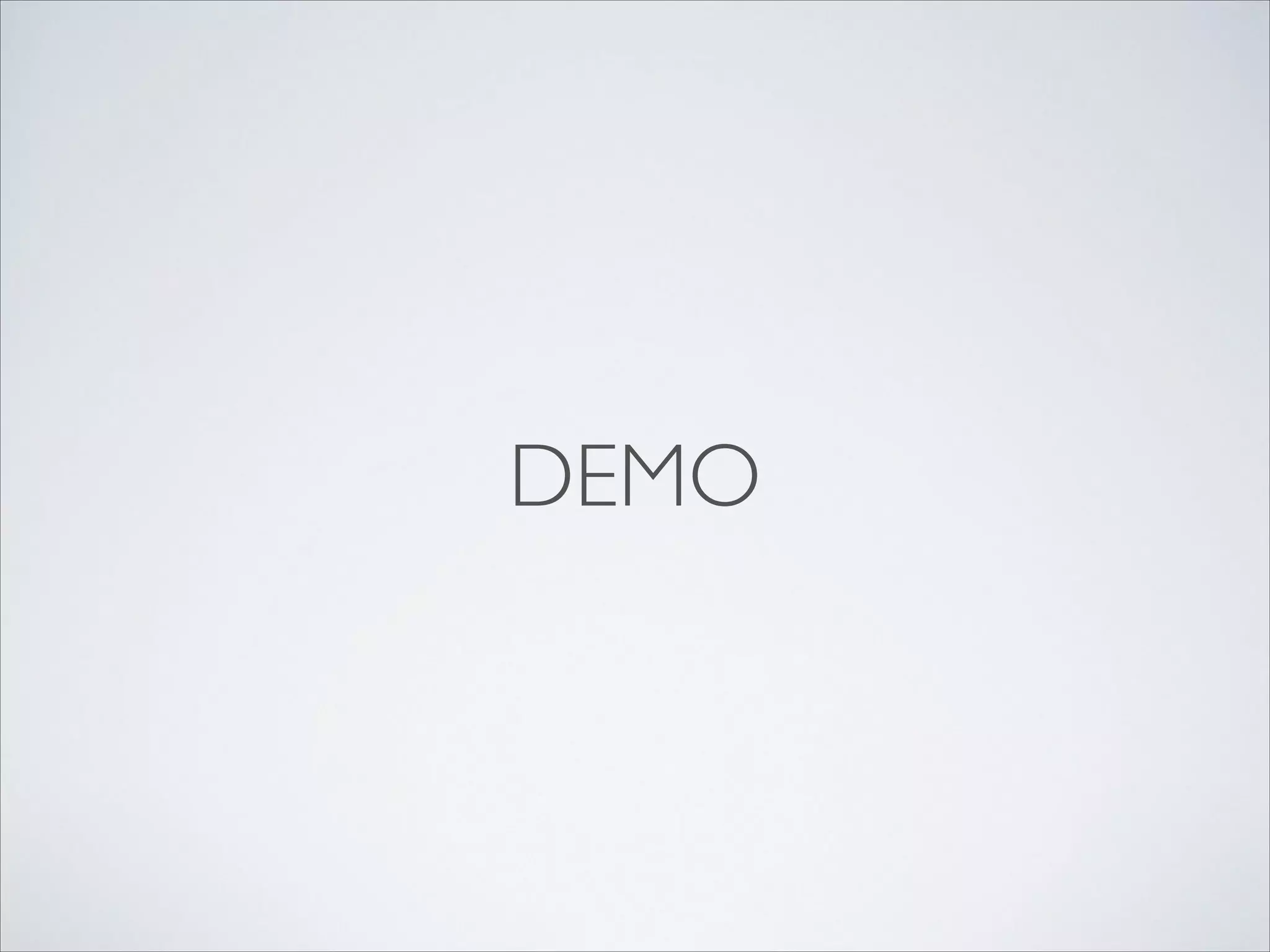 DEMO

 
