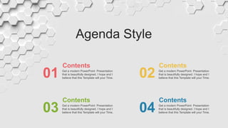Modern Geometric HexaGrid PowerPoint Templates.pptx