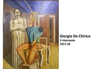 Giorgio De Chirico
Il ritornante
1917-18

 
