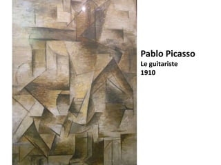 Pablo Picasso
Le guitariste
1910

 