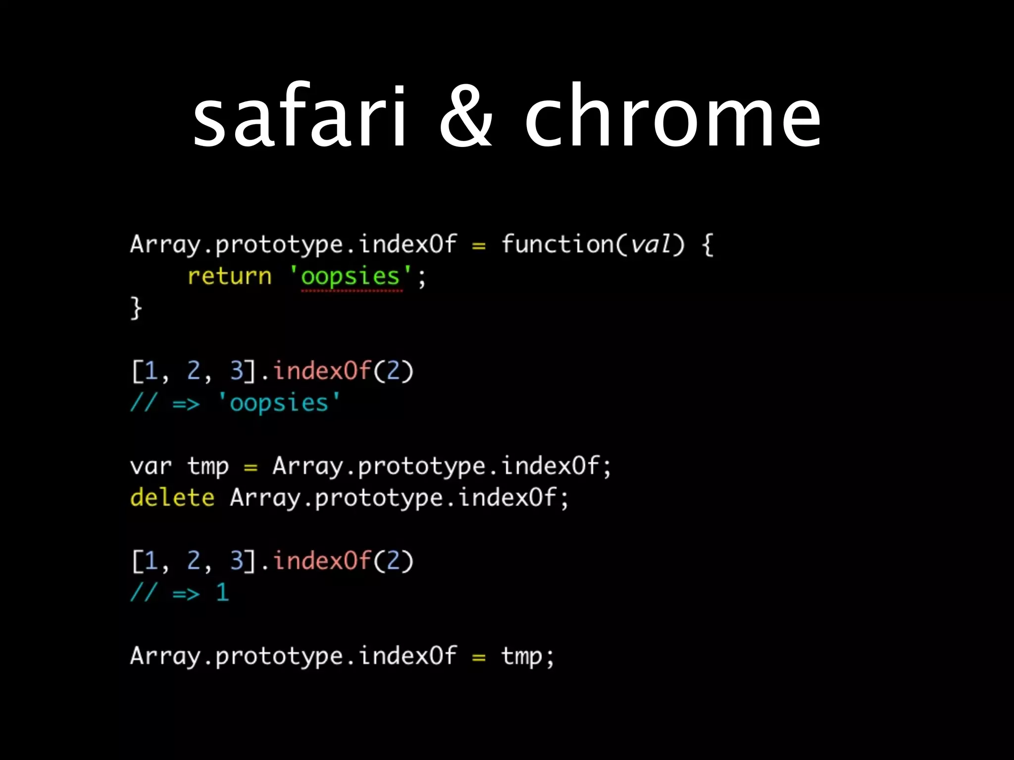 safari & chrome
 