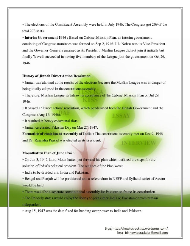Important GK on Modern India History for MBA