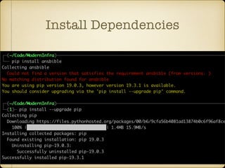Install Dependencies
 
