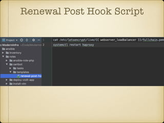 Renewal Post Hook Script
 