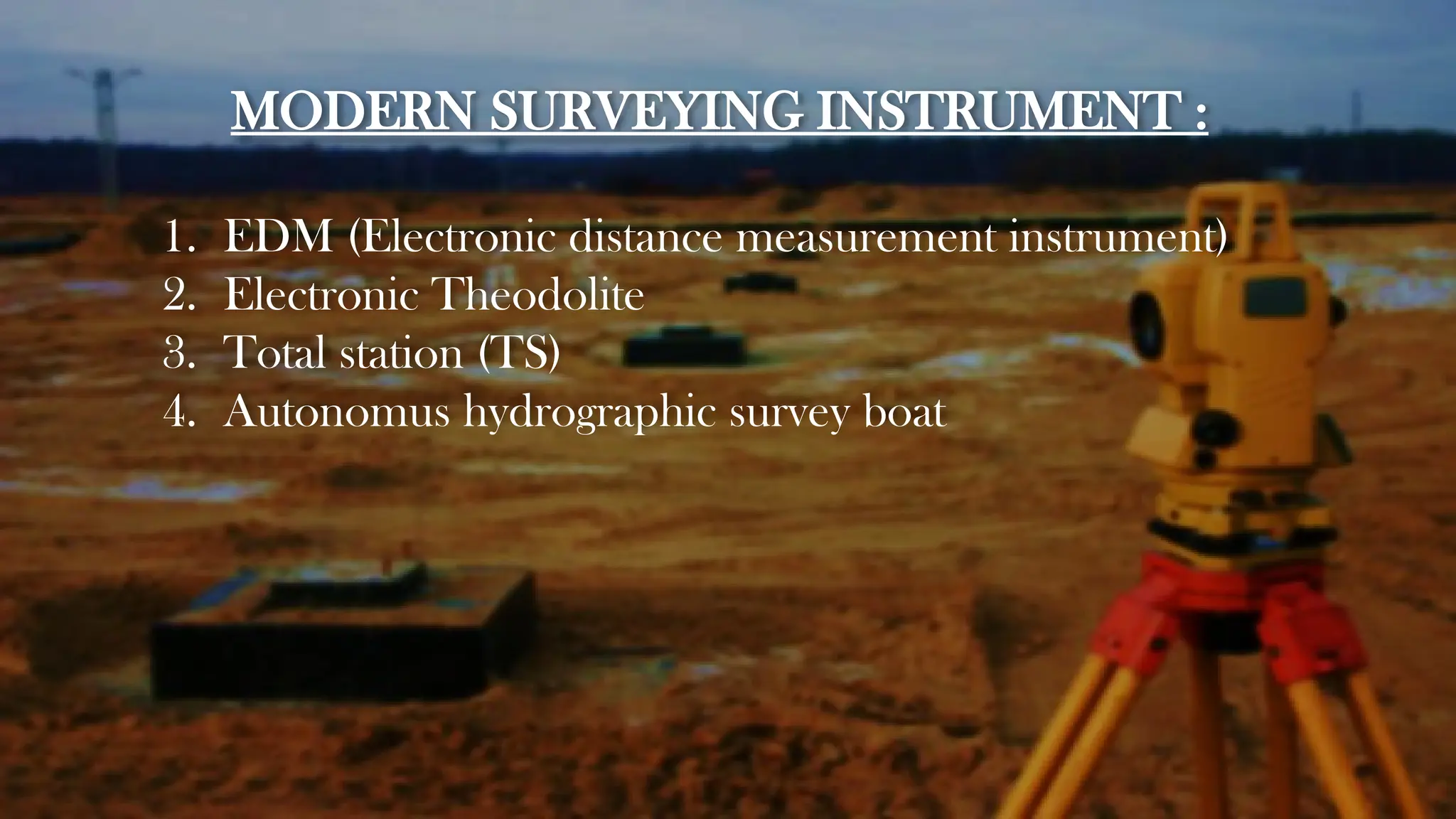 modern instrument Powerpoint presentation in civil engineering | PPTX